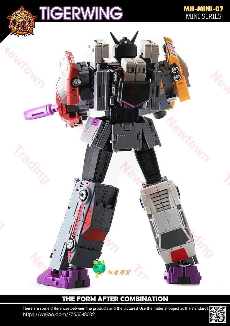 Transformation 5IN1 MHZ MH-MINI-07 Mini07 Mini-07 SPIELZEUG TIGERWING Motormaster Menasor Breakdown Wildrider Actionfigur
