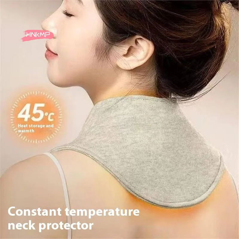 Men Women All-Season Soft Comfortable Warm Scarf Neck Wrap Breathable Quick-Drying Neck Warmer with Pocket Versatile Scarf