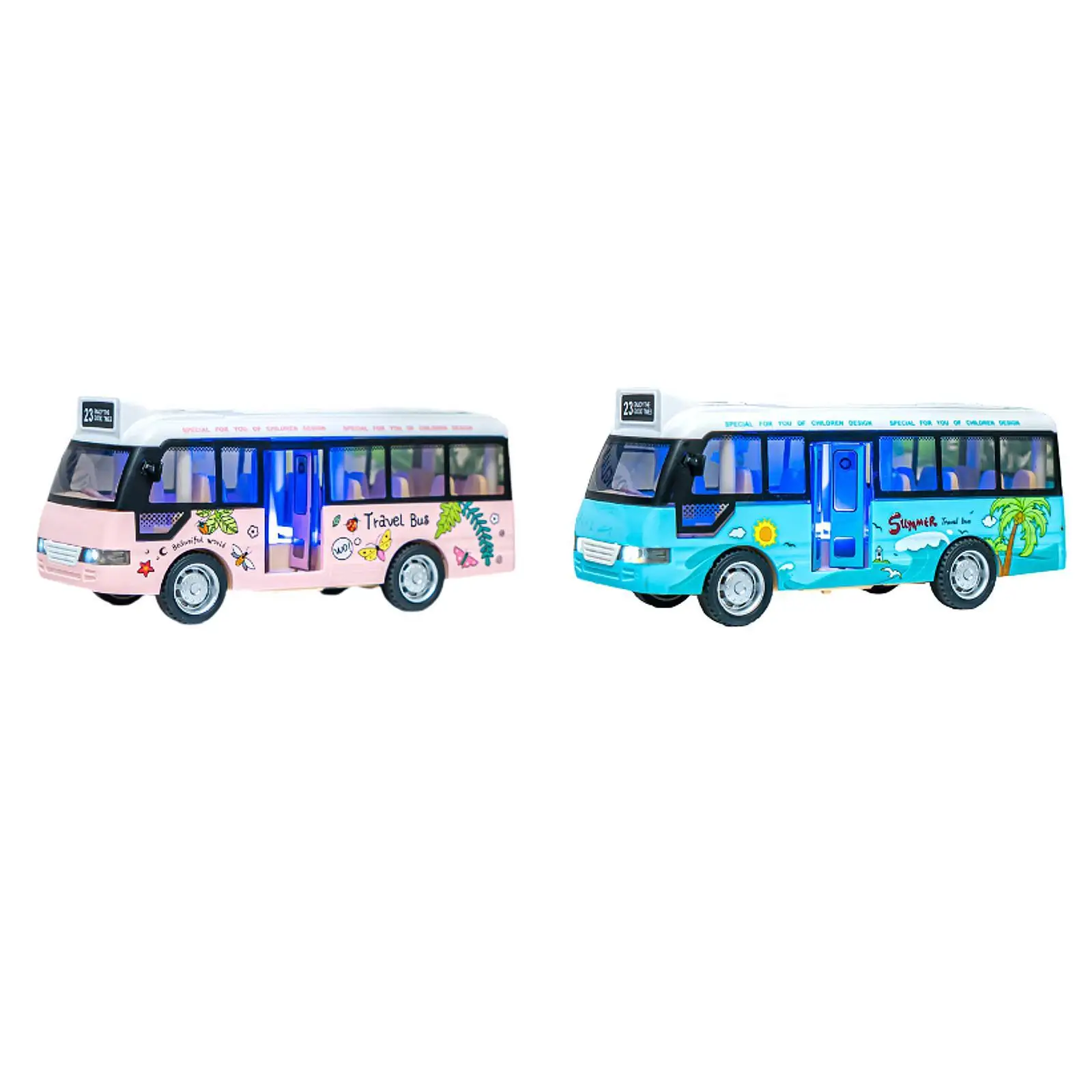 

City Bus Toy Vehicle Toys Model Car Toy for Children Boys Girls Gift