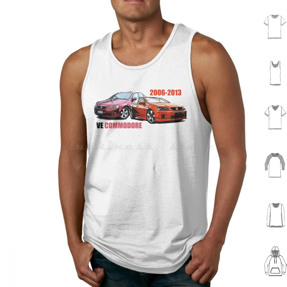 Ve Commodore Tank Tops Vest Sleeveless Ve Commodore Holden Ss Calais Sedan Austraila Car