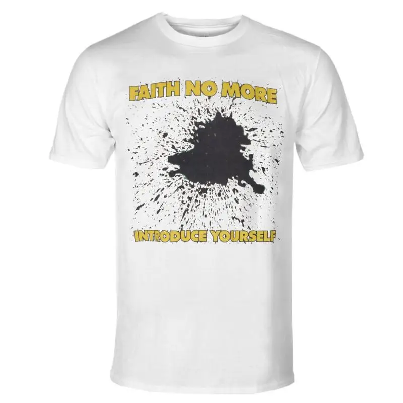 Vintage Faith No More Introduce Yourself Cotton White Full Size T Shirt In385