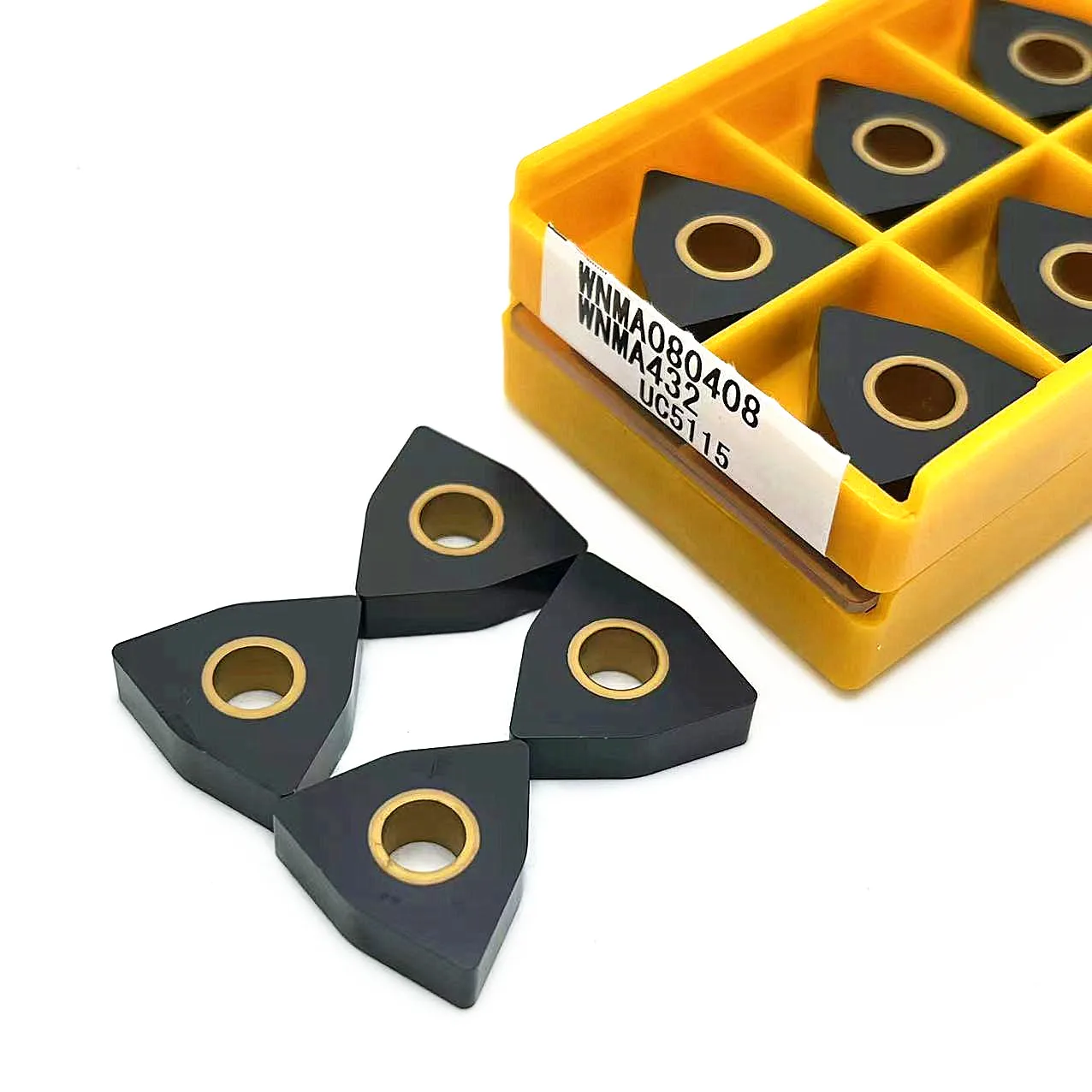 10 stücke wnmg080404 uc5115 original wnmg080408 uc5115 wnma080412 uc5115 externes Dreh werkzeug Hartmetalle insatz Drehmaschinen
