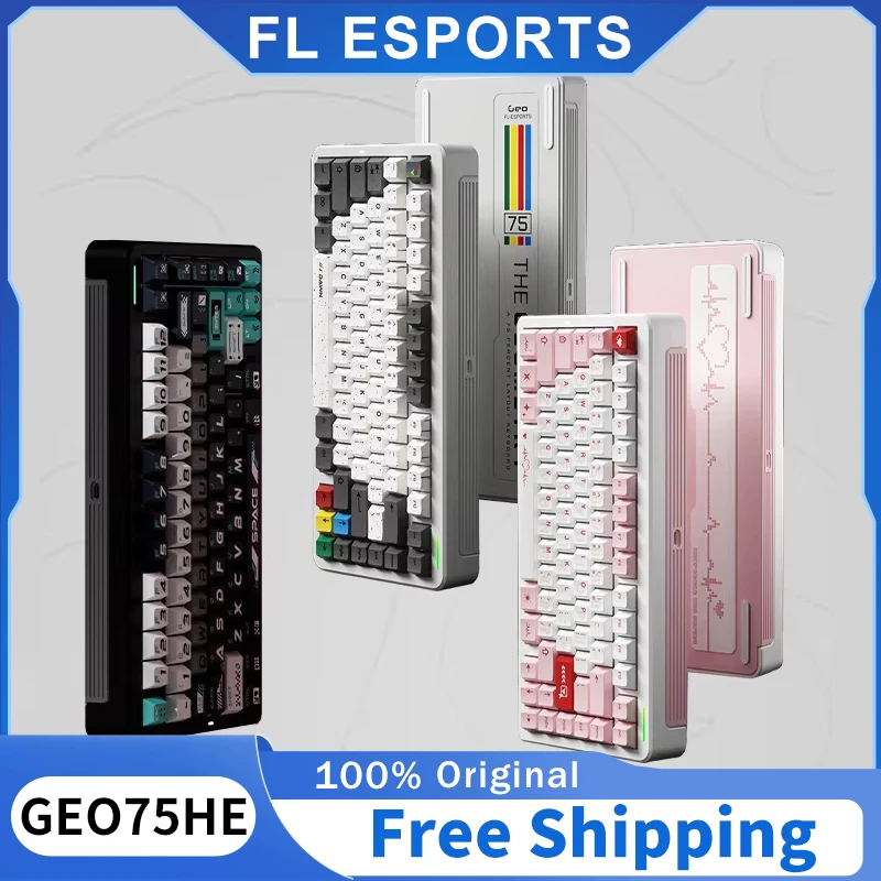 

FL Esports Geo75HE Esports Mechanical Keyboard Magnetic Axis Aluminum Alloy 8k Low Latency Customized Gaming Laptops Gift