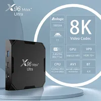 New X96Max Plus Ultra Android 11 TV Box Amlogic S905X4 4GB 64GB TVBOX AV1 8K Wifi BT X96 Max Media Player 4GB 32GB Set Top Box