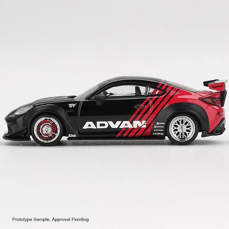 minigt-1-64-トヨタ-gr86-lb-ネイション-adv-塗装済み-1173--合金ダイキャスト製の車模型、大人向けのコレクターズアイテム、静的シミュレーション装飾品。