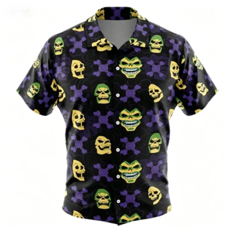 Men's Hawaiian 3D Print Short Sleeved Shirt