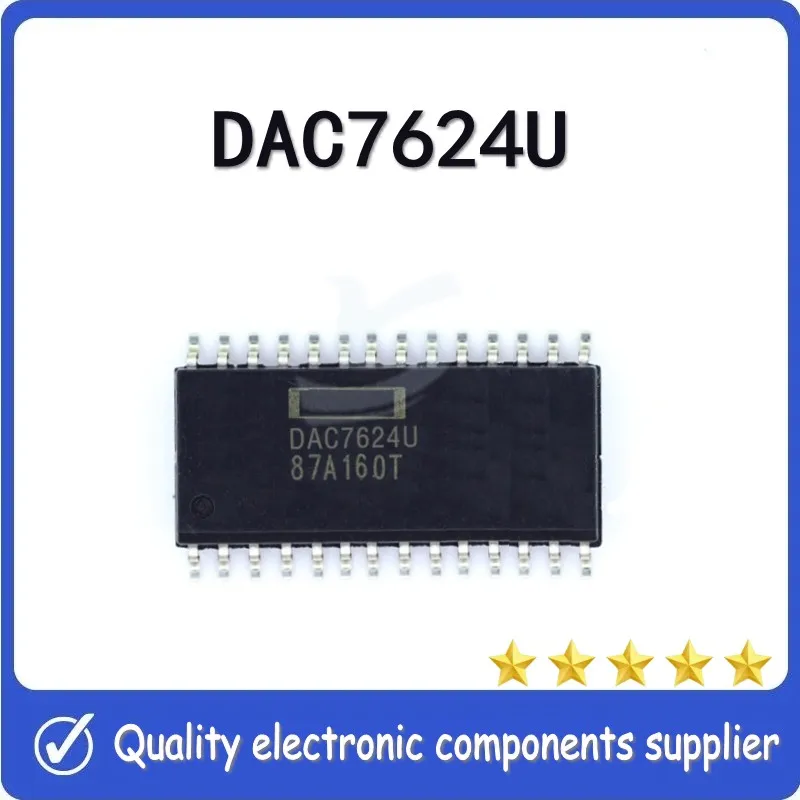 

DAC7624U Original NEW CHIP MCU Electronics stm 32 ESP 8266 sensor dc-dc Power Quality in stock