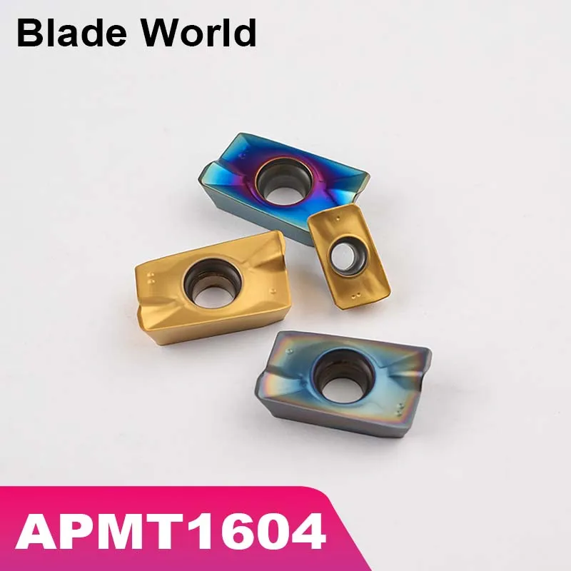 10pcs Carbide Insert APMT1604 XM XD CNC Machine Indexable Milling Tool Blade Plate Milling Inserts High Quality for BAP400R
