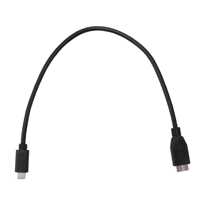 Hard Drive Cable,USB 3.1 Type-C Male to USB 3.0 Micro-B Male Data Cable for Tablet