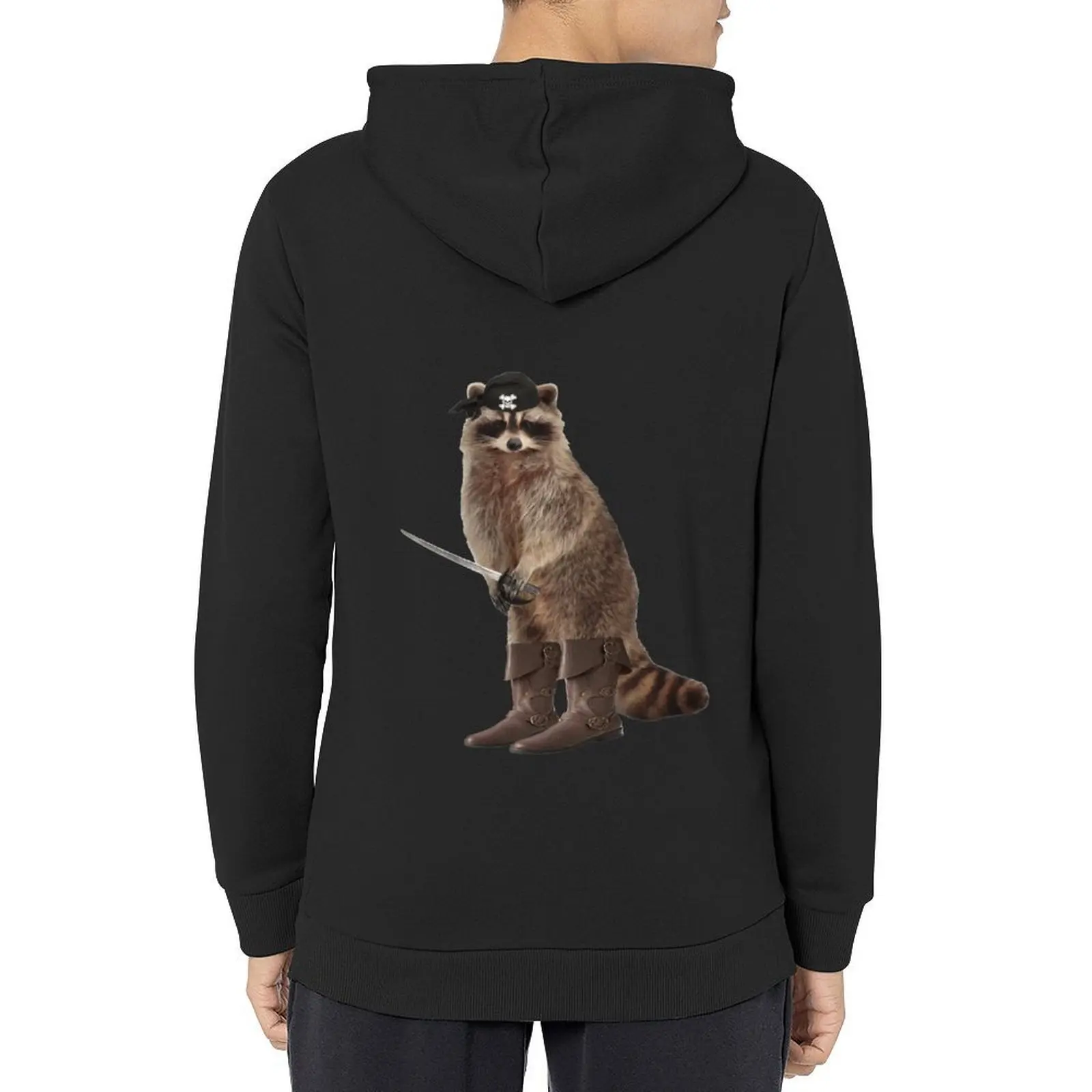 

Pirate Raccoon Hoodie clothes for men mens designer clothes men wear mens clothing autumn hoodie