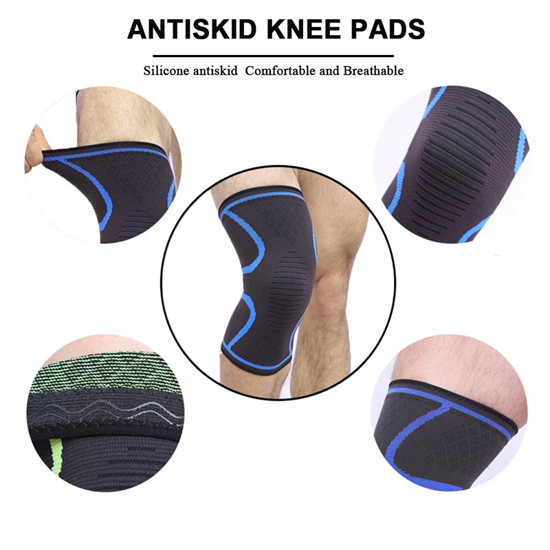 Knee Pads Gym Man Running Motorcyclist Volleyball Basketball Sports Protection Kneepad Weightlifting Gym Fitness Knee Brace