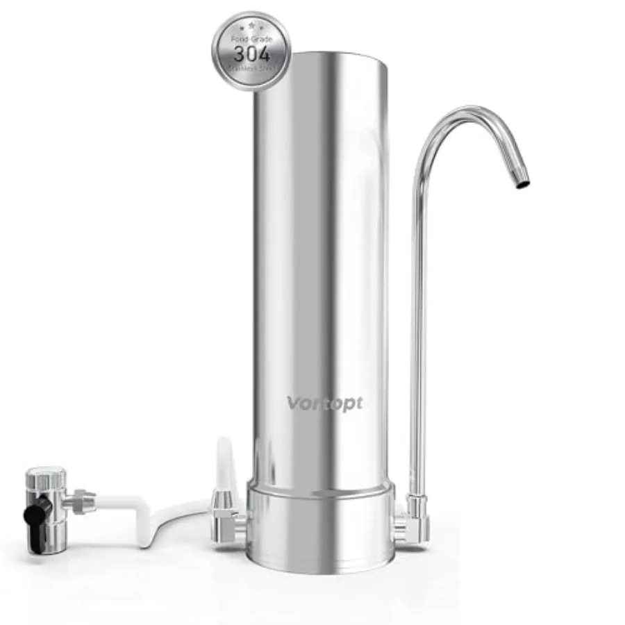 

F7 Countertop Water Filter SystemRapid Flow 6-8Months or 8000 Gallons Long-Life 5-Stage Filtration- Reduces Chlorine Heavy Meta