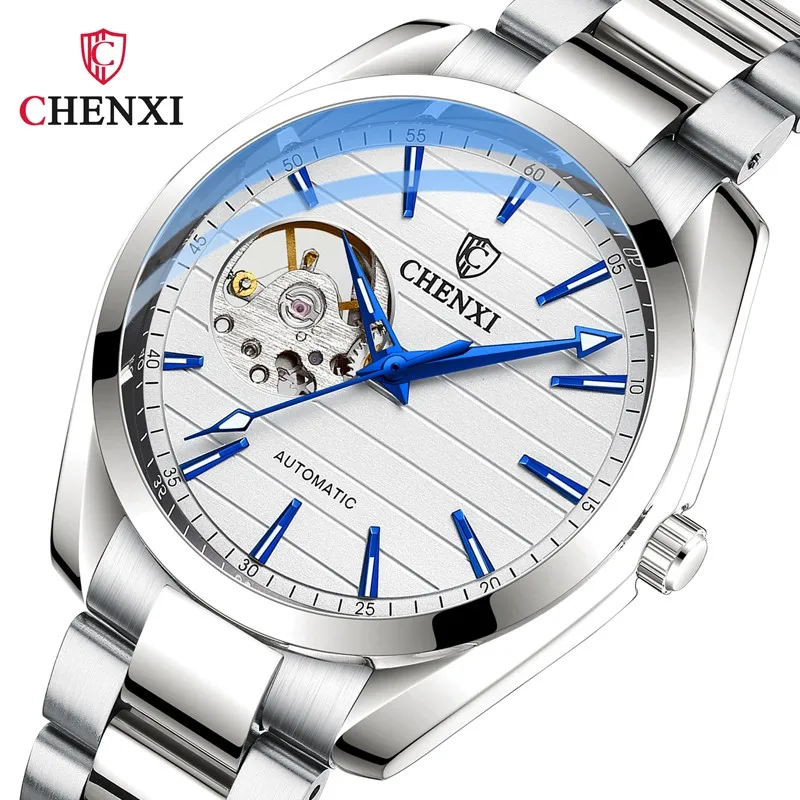 CHENXI 8806 Top Brand Men Automatic Mechanical Business Watches Stainless Steel Waterproof Men\'s Wristwatches Reloj Hombre