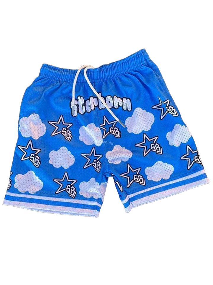 

Retro Street Fashion Hip Hop Casual Shorts Street Shorts Sport Training Breathable Fashionable Shorts Quick-drying Streetwear