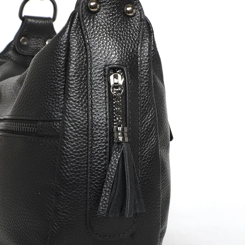 Echtes Leder Hochwertige Damen-Tragetasche Designer-Umhängetasche Retro Casual Damen-Schulter-Messenger-Handtaschen 2026 – Detail 17