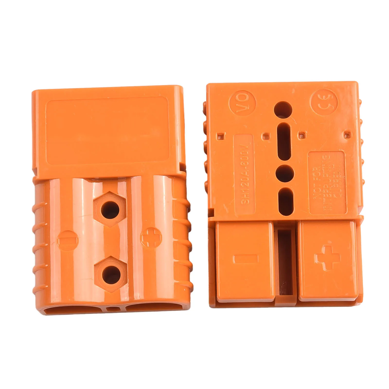 2PCS Connector for 120AMP Forklift Battery Mechanically Keyed Housing Reduces Inventory Needs Perfect for High Power Usage