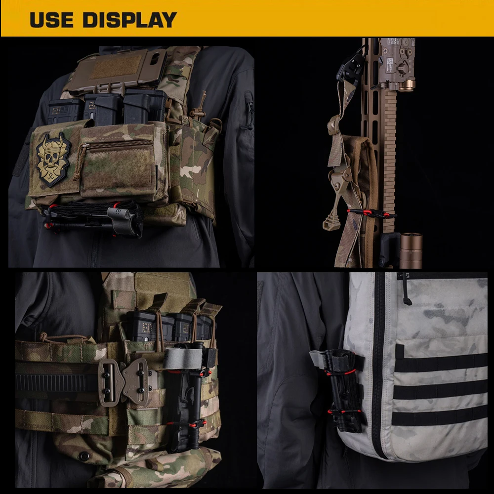 สายรัดยืดหยุ่นอเนกประสงค์สำหรับยึดถุงมือ/สายรัดห้ามเลือด/เชือกปืน/เชือกปีนเขา/อุปกรณ์กลางแจ้ง ชุด 3 ชิ้น