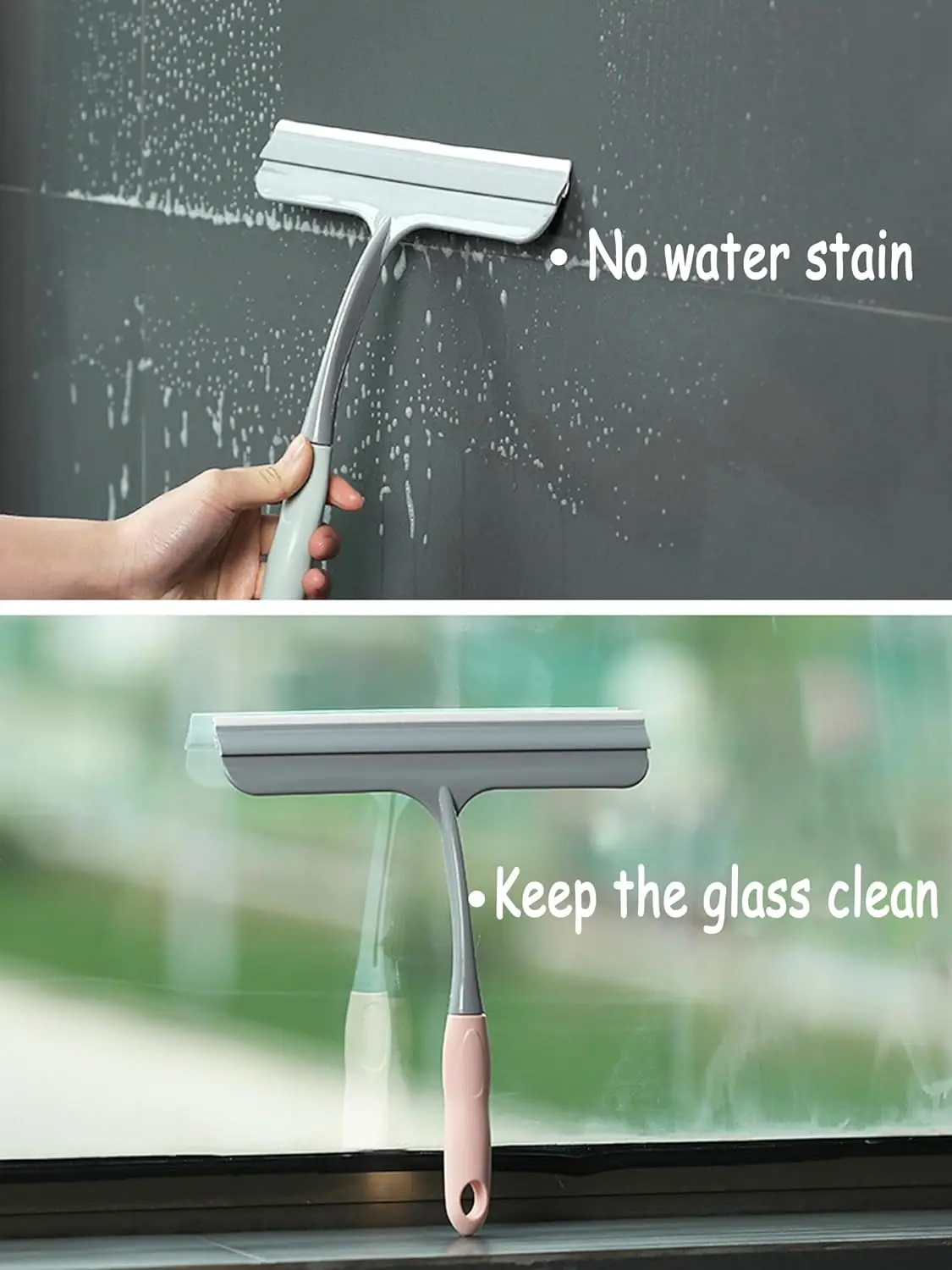 1PC Shower Window Squeegee for Shower Doors Bathroom Window and Car Glass Cleaning Supplies for Housekeeping