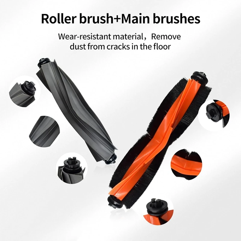 For Dreame X10 S10 Plus L10S Ultra W10S Pro Vacuum Cleaner Main Side Brush Hepa Filter Mop Cloth Replacement Accessories