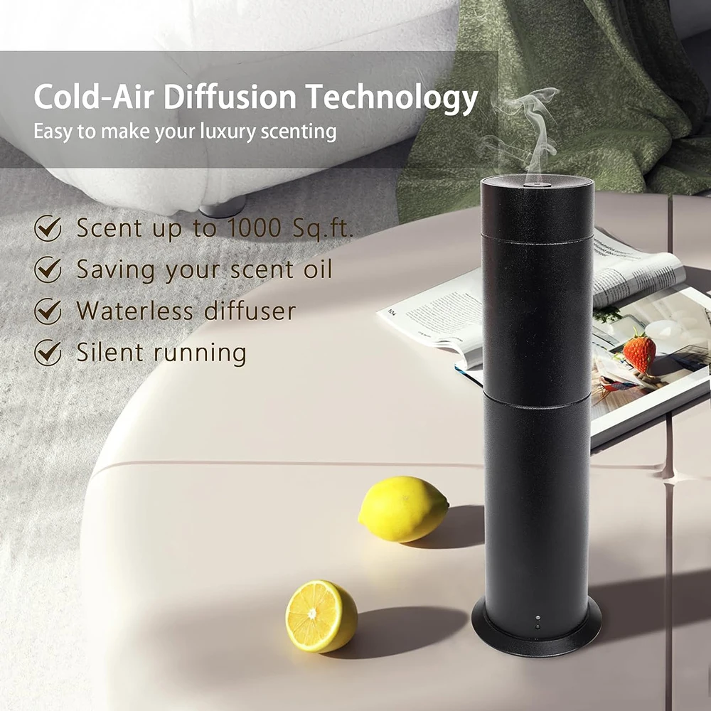 Flavoring Diffuser Waterless Cold Air Diffusers For Essential Oil Home Hotel Remote Control Scent Machine Large Room Fragrance