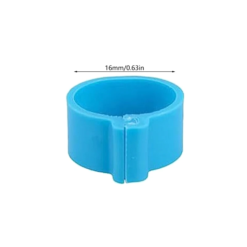 100 Uds. LegBands identificación reutilizables anillos para patas aves corral anillos para patas pollo
