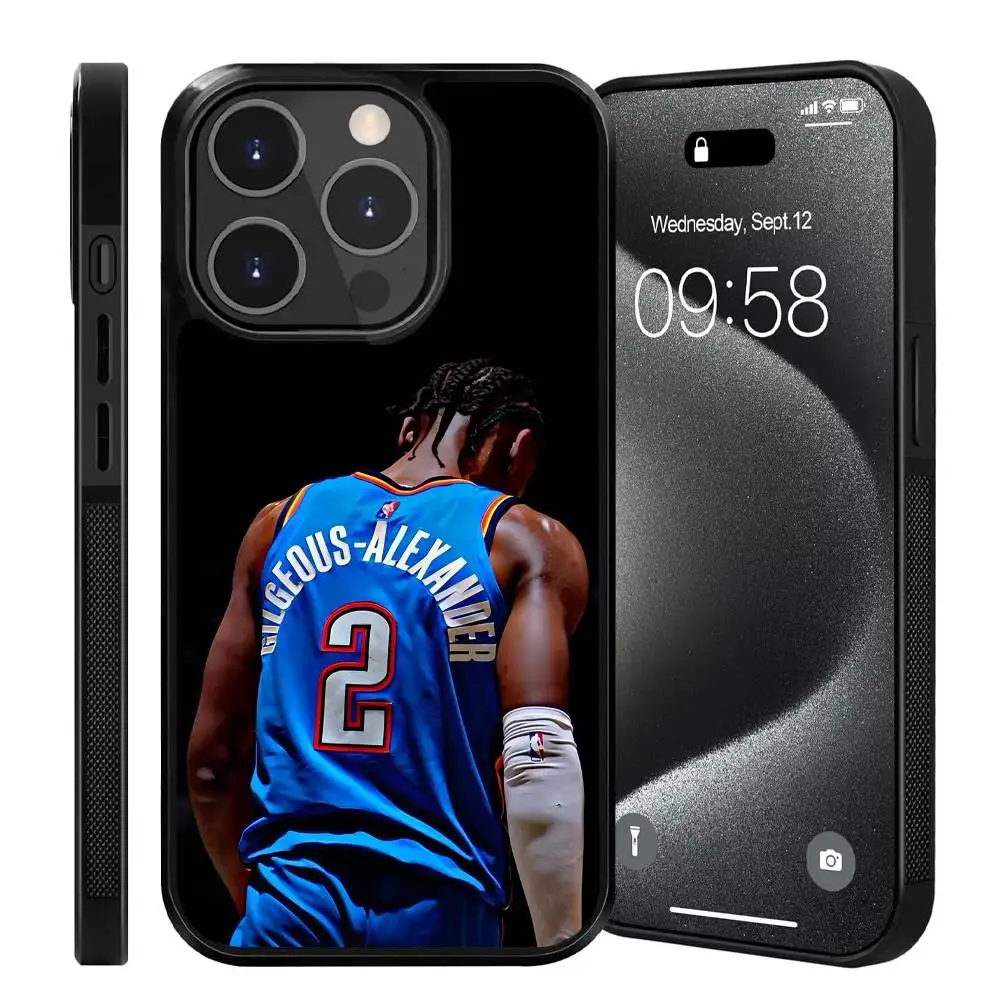 N-NBA O-OkC Alexander FMVP 2 Phone case for iPhone 17 Air 16 15 Pro Max 14 Plus 13 12 11 Black Hard PC Drop-Proof Back Cover view 2