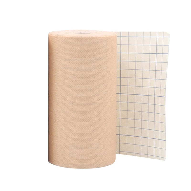 1Roll Adhesive Wound Dressing Medical Non-woven Fixation Tape Plaster Gauze Needle Fixation Surgical Tape 5/10/15/20/25cmx10m