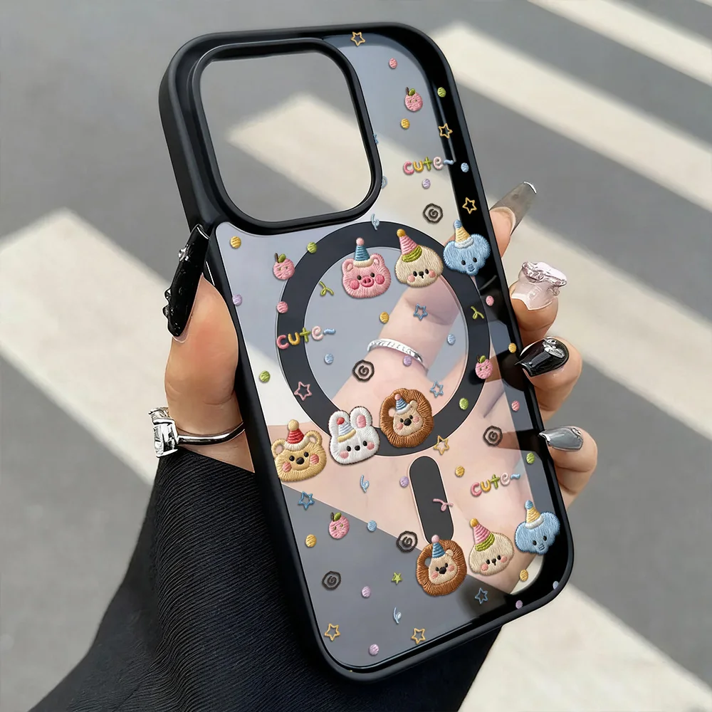 Ins Cute Little Animals Soft Shockproof Case For Samsung A57 A37 A56 A36 A55 A26 A16 A07 Case S26 Ultra S25 S24 S23 FE S22 Cover