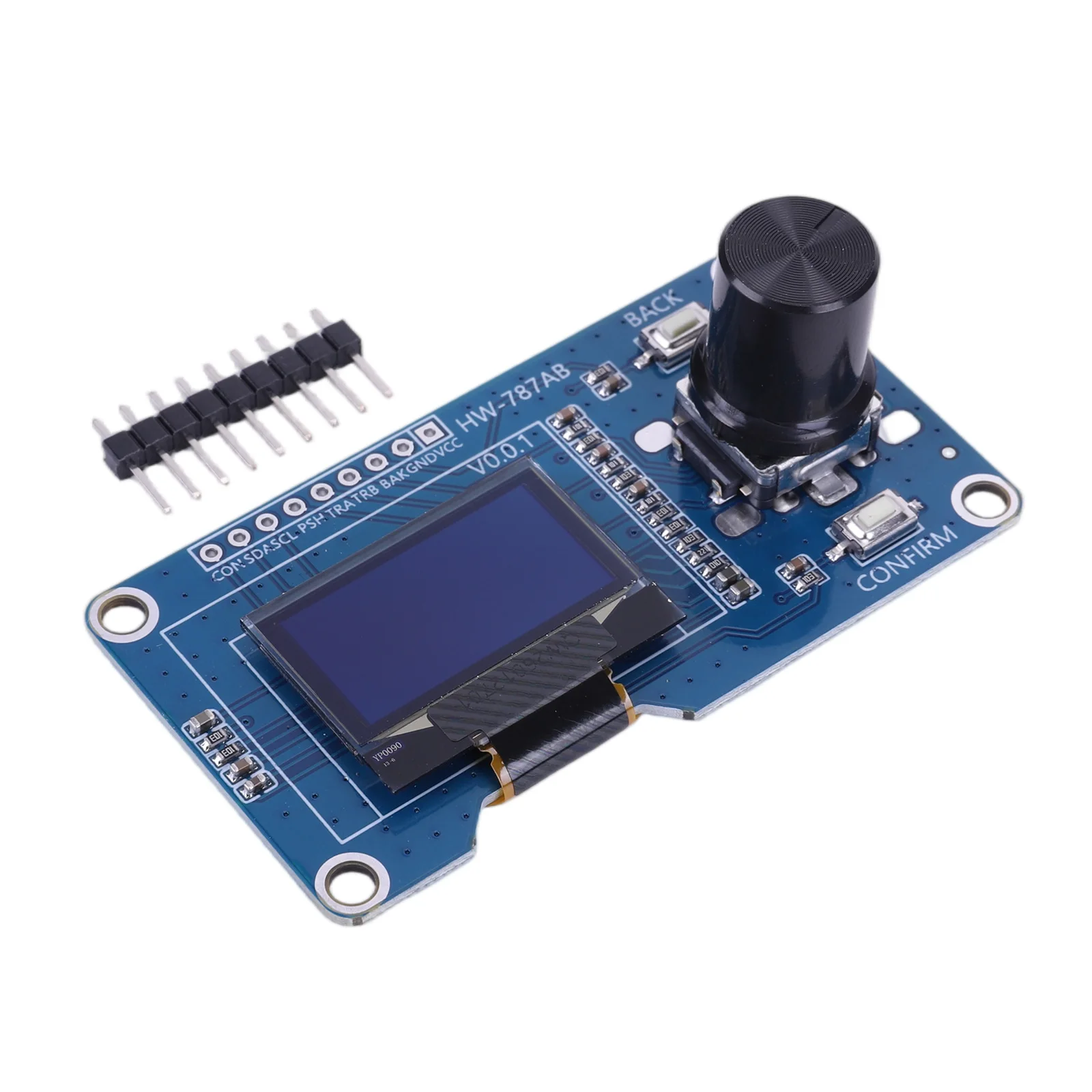 tela-oled-i2c-com-botao-rotativo-de-13-096-polegadas-controle-de-volume-display-de-navegacao-de-menu-modulo-oled-para-arduino-stm32