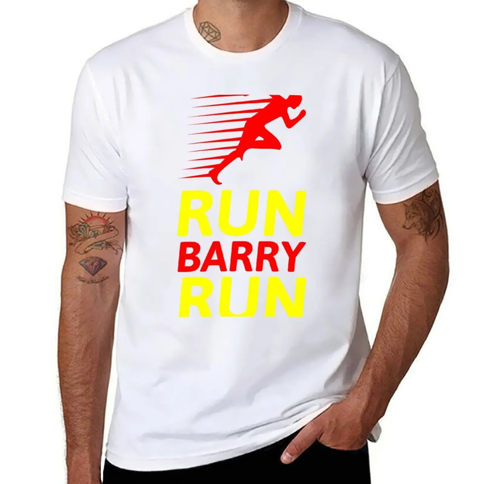 

RUN BARRY RUN T-Shirt t shirt for man man graphic t shirt T-Shirt