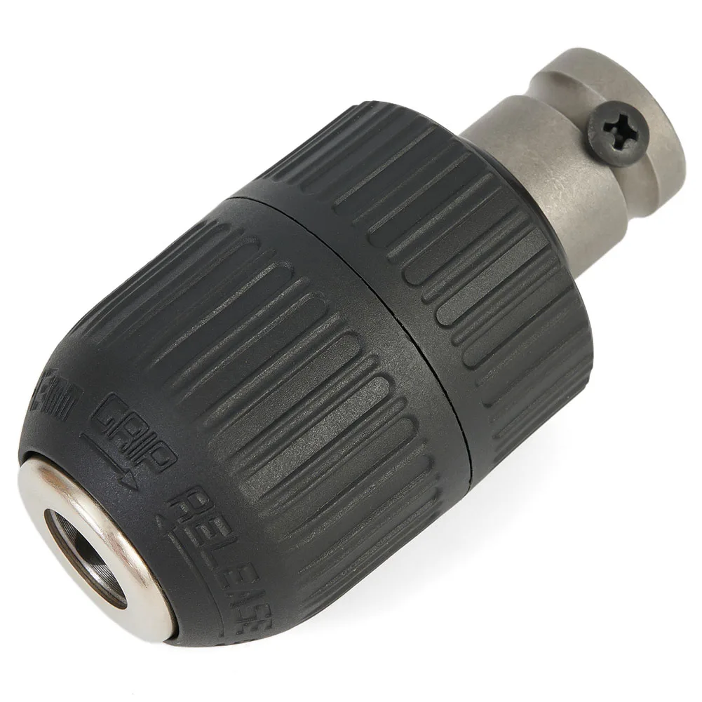 High Quality Drill Chuck Keyless Chuck Firmly Set Tools With Adapter 2-13mm Black Capacity Connector Equipment