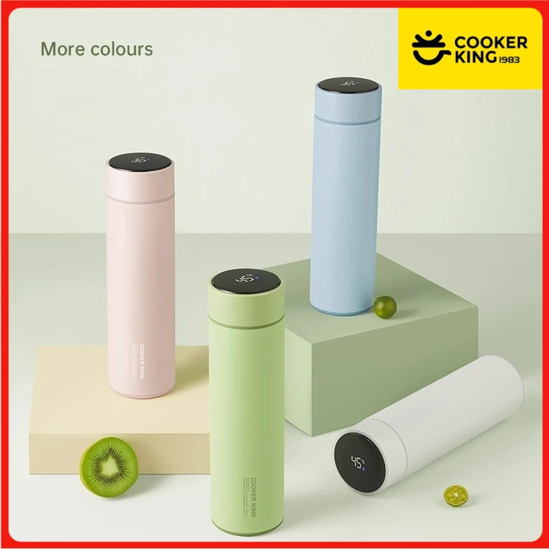 

COOKER KING Smart Insulated Cup Display Temperature 316 Stainless Steel Water Cup Male and Female High-end Business Portable Cup