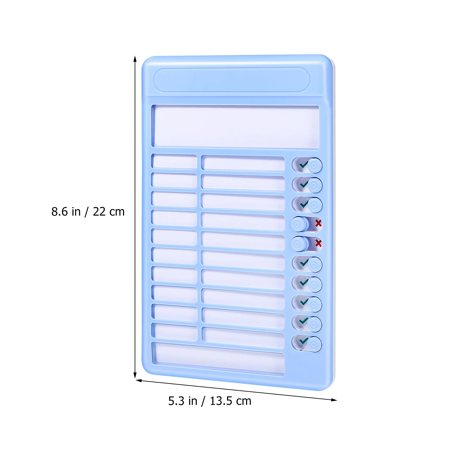 

Blue Task Chore Chart Routine Board Clear Layout Smooth Dry Erase Chore Chart Slider Wall Desktop Daily Reminder Plastic