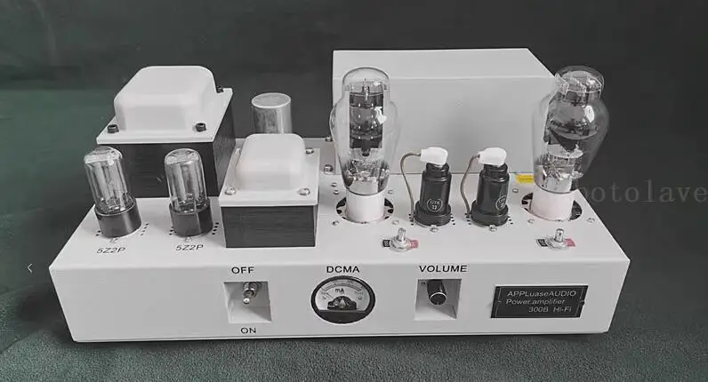 WE91 Circuit 6J7(EF37)300B Single-ended Tube Amplifier Combined With Power Amplifier Without Feedback Design，8W*2