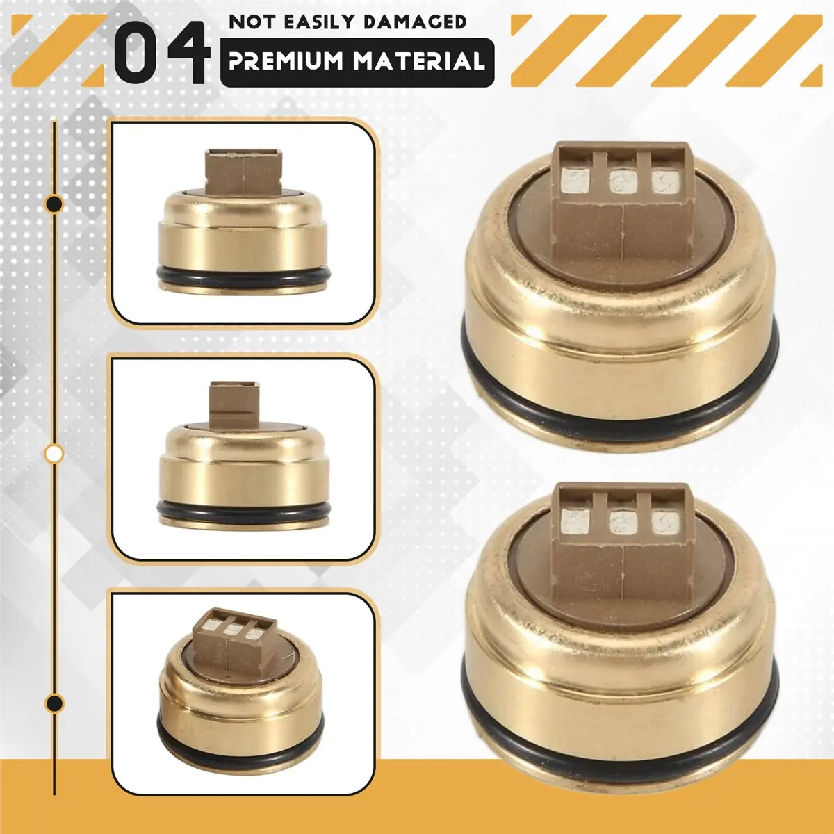 #23Q automotive sensor,2PCS Transmission Clutch pressure sensor For Audi VW Skoda Seat (Metal)