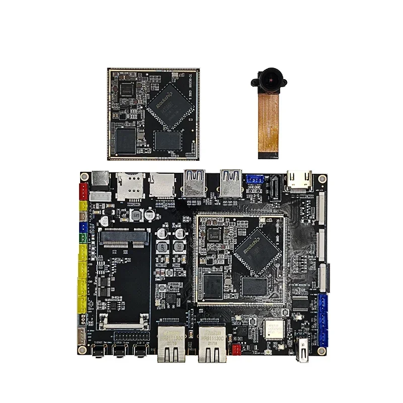 Rock Pi 3A Motherboard,Rockchip RK3568 Development Board,Android 11 Open Source NPU Ubuntu,Artificial Intelligence