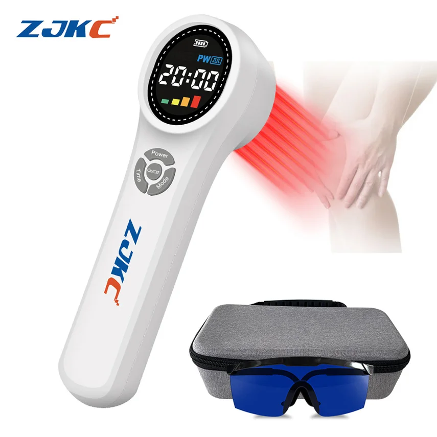 

ZJKC 1760mW Home Cold Laser Therapy Pain Relief for Shoulder Pain Back Neck Joint Red Infrared Light Treatment Device