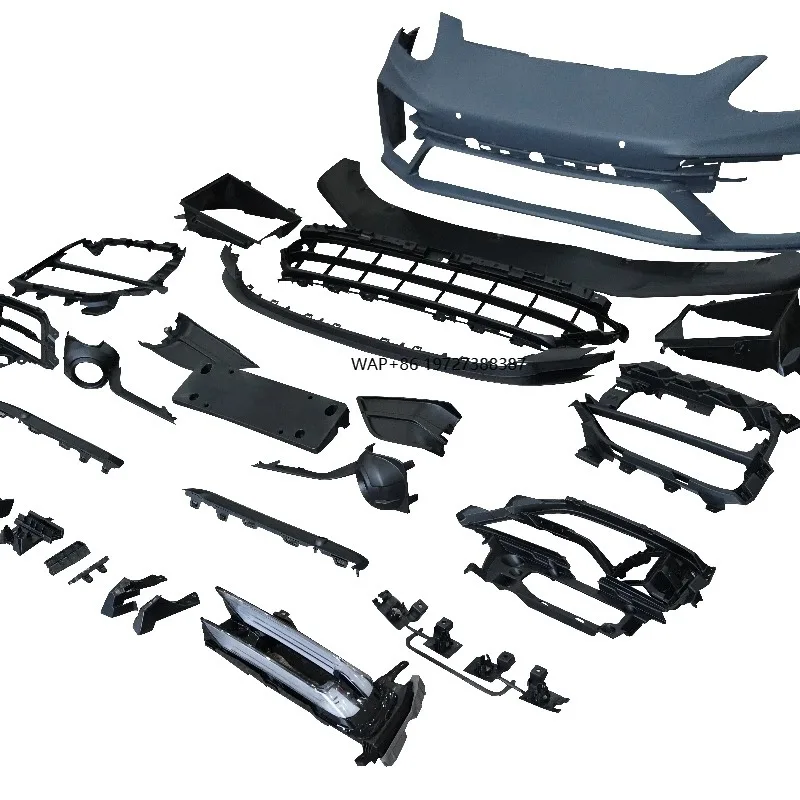 Car Parts on Body Kit Front Bumper for 2017-2023 Upgraded Turbos Model Chassis Code 971.1/971.2