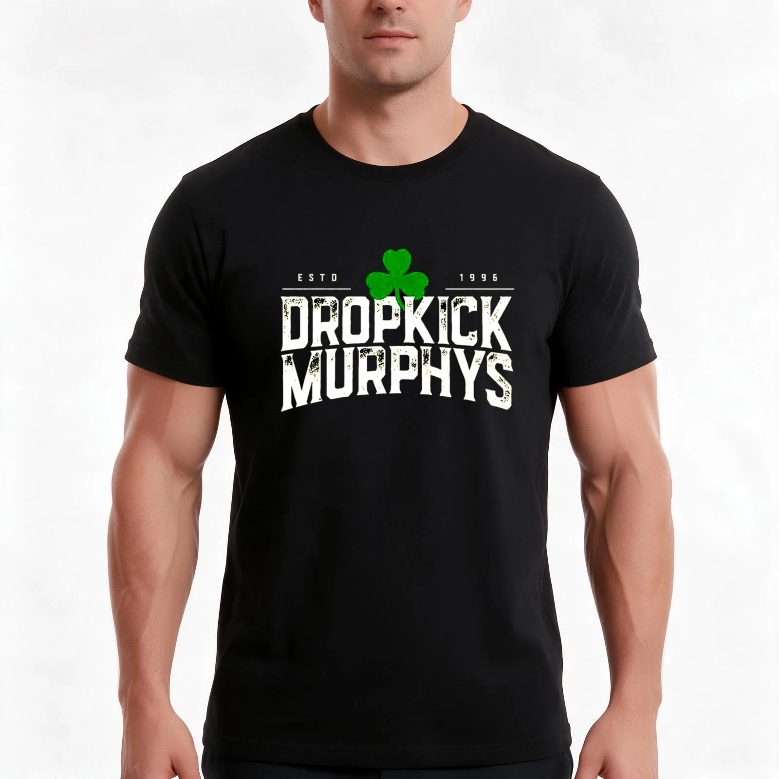 BEST TRENDING Logo Music Dropkick T-Shirt, Summer Casual Cotton Tee, Oversized Streetwear Tops, Vintage Graphic Print