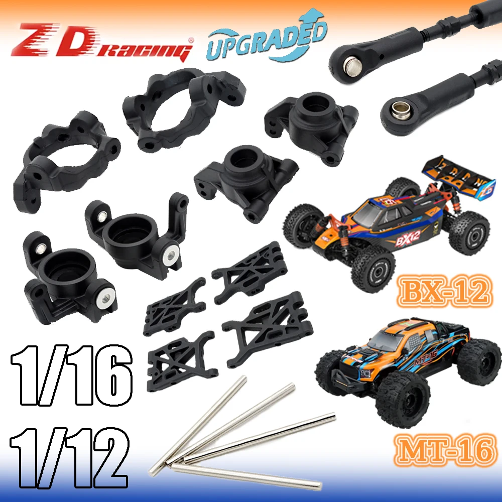 ZD Racing Swing Arm Pin Nylon Steering Cup Rear Axle Seat Pull Rod for 1:16 MT16 1:12 BX-12 RC Electric Model Car Accessories