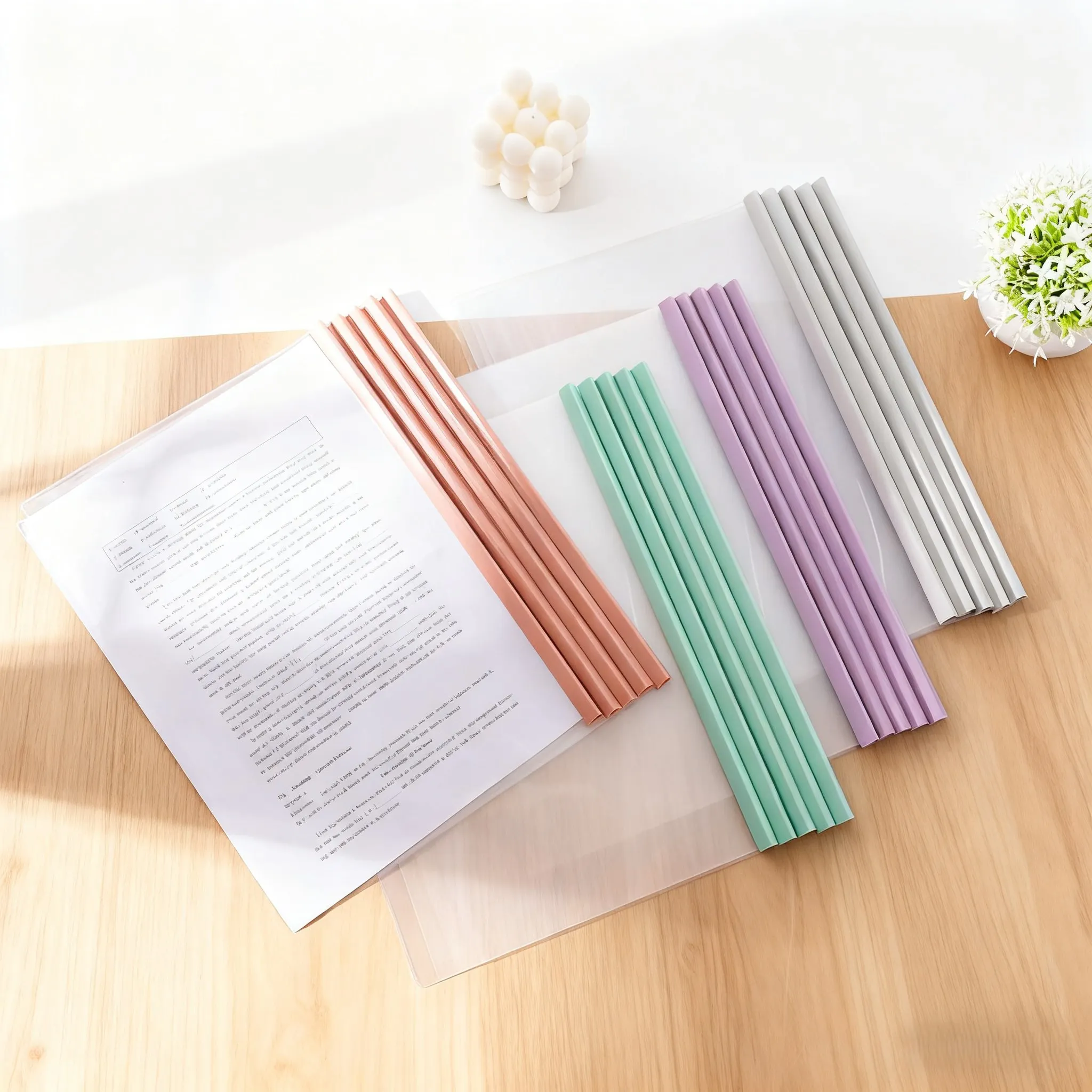 

Папка с тяговым стержнем, папка с рычагом, красочная отрывная прозрачная папка Morandi, папка для хранения офисных документов