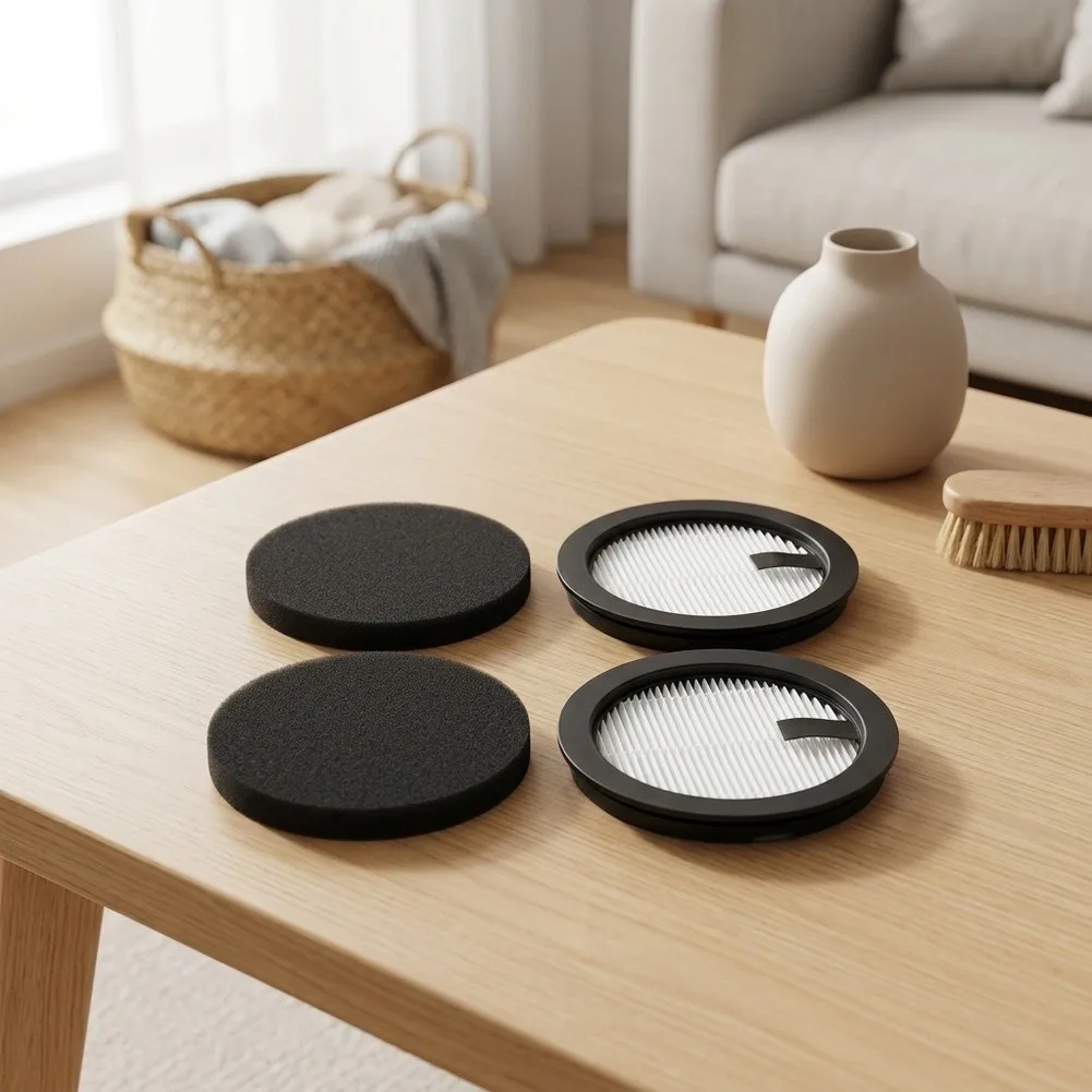 2/4pcs Replacement Filter Reusable HEPA And Sponge For KL001-12-1 Vacuum Cleaner Accessories Easy Installation
