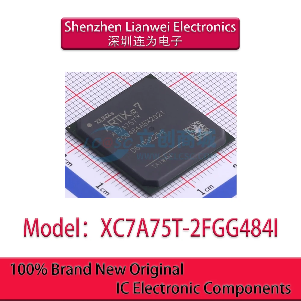 

100% New Original XC7A75T-2FGG484I XC7A75T IC Chipset FBGA-484