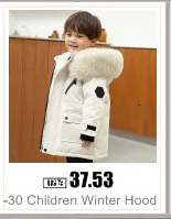 2026 Fashion Winter Duck Down Jacket for Big Boy Children Wear Parka Garments Clothes Thickened Hooded Feather Coat Clothing 6-1