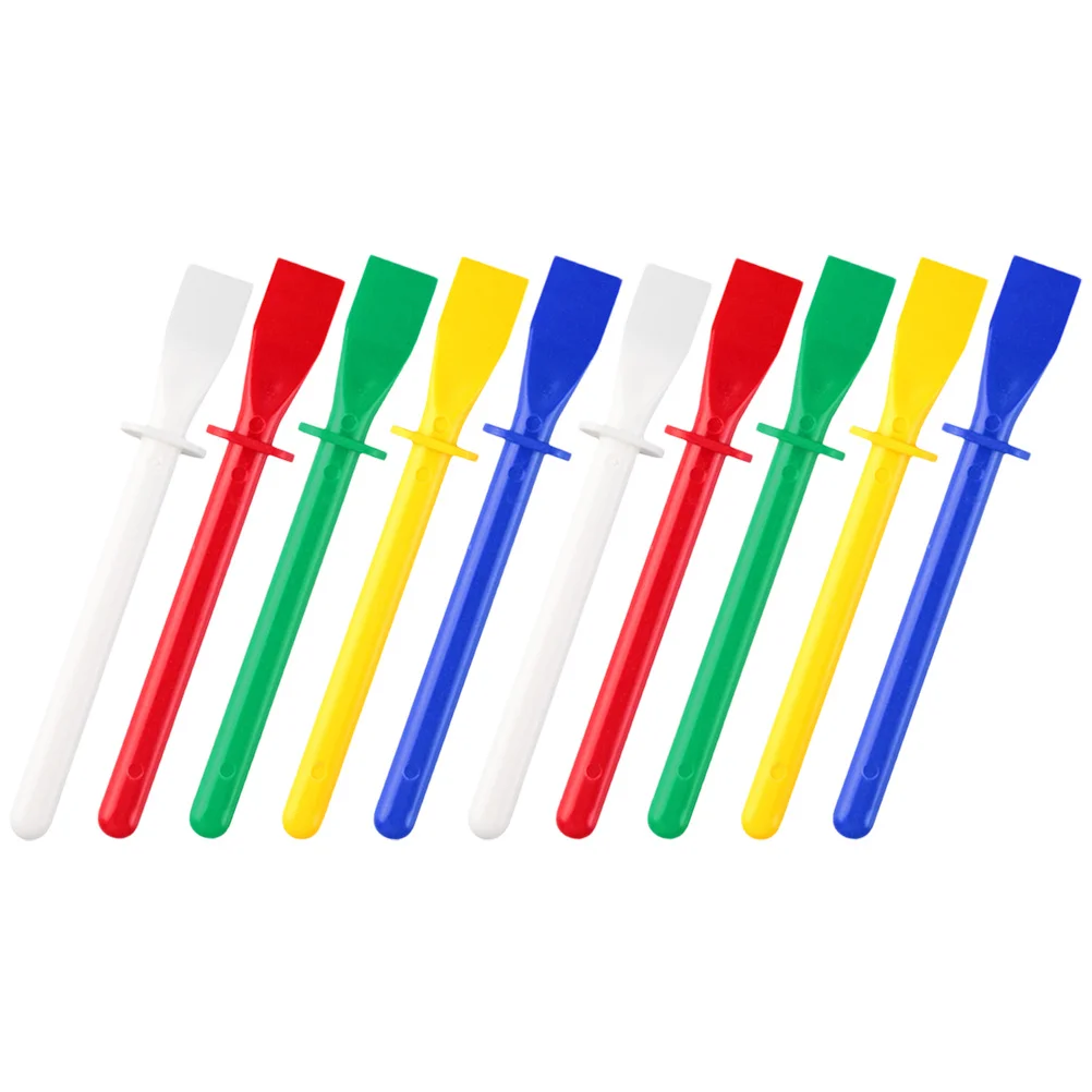 

10Pcs Glue Spreaders Plastic Glue Applicator Sticks Colored DIY Art Craft Tools for Felt Wood Paper