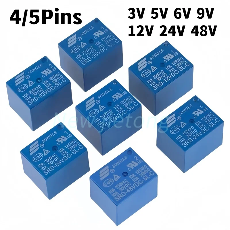 5Pcs Relay SRD-03VD…