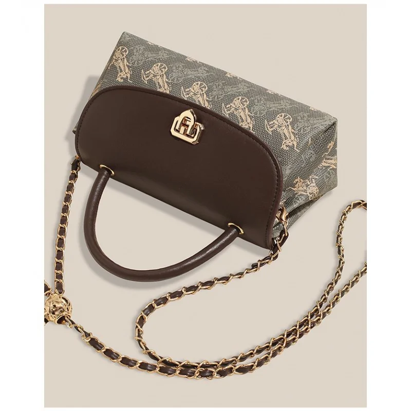 

Premium Elegant Leather Women's Shoulder Bag Messenger Crossbody By Famous Designer Luxury Brand Classic Ladies