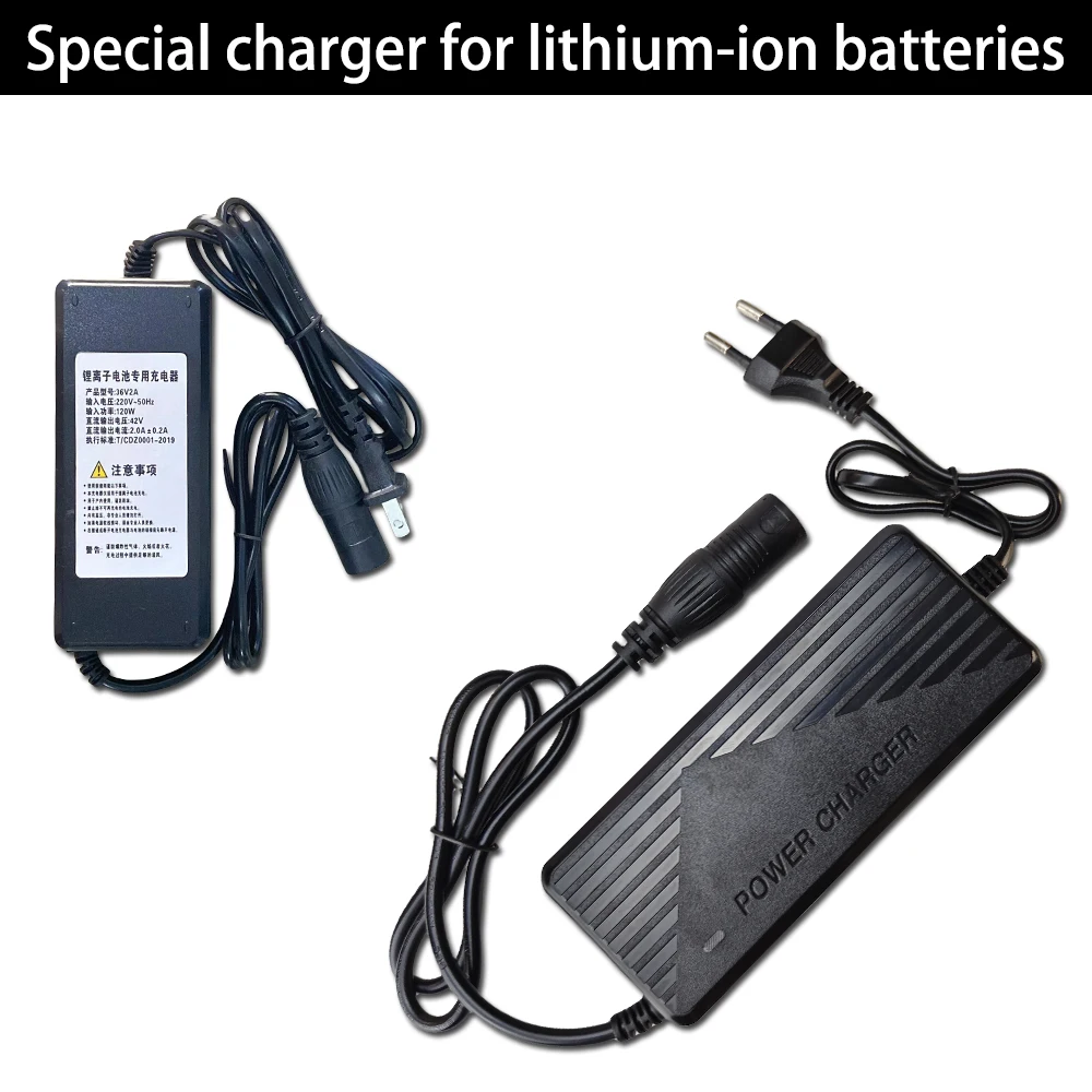Battery Charger  36V 48V 52V For Samsung Cells Hailong Battery Bafang Motor Kits  Charger