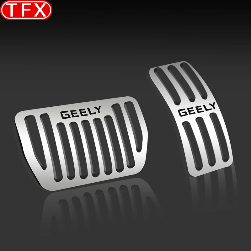 

For Geely Galaxy Starship 7 EM-i 2024 2025 Car Brake Accelerator Pedal Aluminum Alloy Gas Brake Panel Cover Auto Accessories
