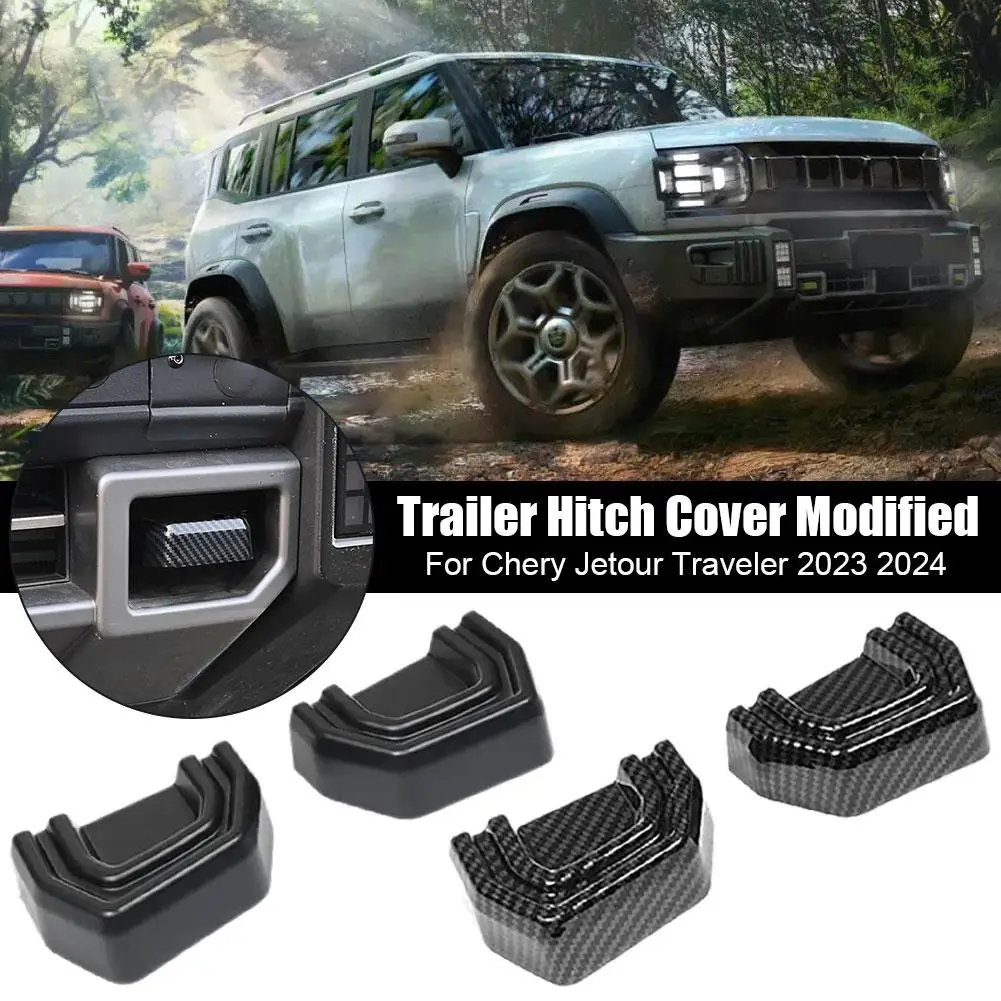 2024 Trailer Hook Cover Modified Trim Off-road Trailer Cover Trim Stickers For Chery 23 24 Jetour Jetour T2 I9X6